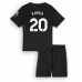 Maillot de foot Tottenham Hotspur Mohammed Kudus #20 Extérieur vêtements enfant 2025-26 Manches Courtes (+ pantalon court)